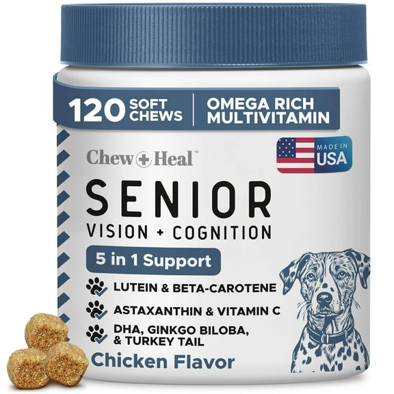 Senior Vision and Cognition Chews, 120 Count