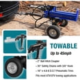 thumbnail image 3 of Hykolity Gas Log Splitter Towable 25 Ton Hydraulic 7HP 209cc Engine Horizontal/Vertical Steel Wedge Rapid Cycle Firewood Splitting Machine, 3 of 9