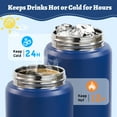 thumbnail image 6 of Hawsaiy 12oz Kids Insulated Water Bottle 2-Pack with Straw Lid, Leak-Proof Stainless Steel BPA-Free Thermos for School Boys and Girls, 6 of 10