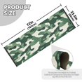 thumbnail image 5 of Yayeee Runner Rug for Bedroom 2'x6' Machine Washable Hallway Non Slip Mat, Light Green Camouflage Design, 5 of 8
