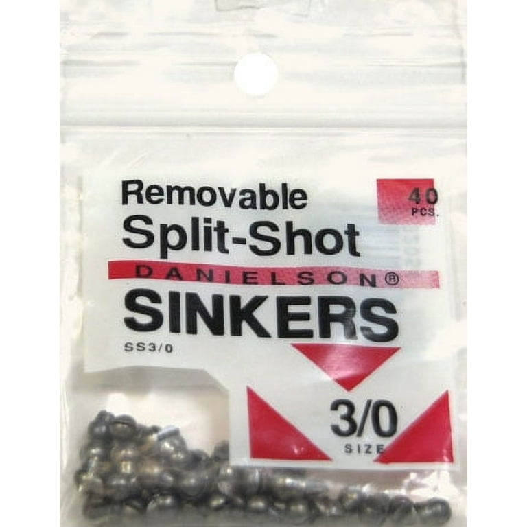 167-Piece Split Shot Sinkers Kit - 5 Sizes (0.2g To 0.8g) Pure Lead Weights For Trout, Panfish, Bass
