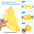 thumbnail image 4 of Uxcell 10" Foldable Flying Disc Folding Pocket Flying Disc Bulk Set Yellow 10 Pack, 4 of 6