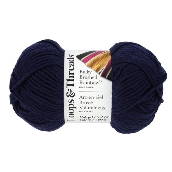 Bulky Brushed Rainbow™ Yarn by Loops & Threads®
