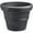 Caviar Black, variant on Crescent Garden Brunello Classic Rolled-Rim Planter, 16â (Rust)