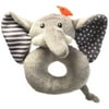 Zoocchini Buddy Rattle Elle The Elephant, Grey
