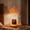 Amber, variant on Flameless Candle Warmer Lamp - No Bulb Included: Adjustable Height And Dimmer with Amber, Black, Or Golden K9 Crystal Shade for Home Decor (Bulb Not Included)
