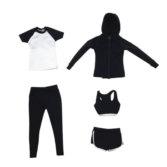 1/6 Scale Female Figure Doll Clothes, Handmade Costume, Fashion     Pants Outfit for 12'' Action Figure ,