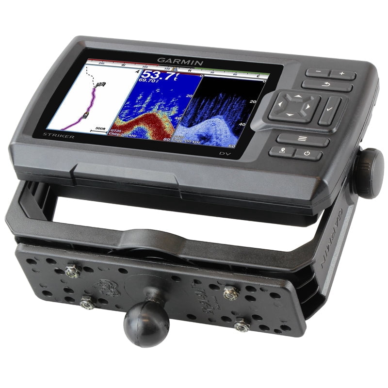RAM-B-111U-A RAM Mounts Universal Marine Electronic Mount with Short Arm