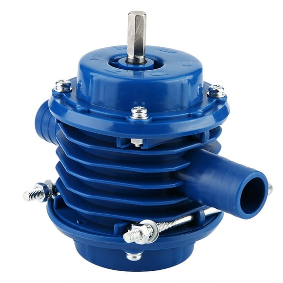 Hand Drill Pump, Hand Electric Drill Water Pump, Blue 4.9x4.2x3.1In Hand Electric Drill Water Pump For Home Garden