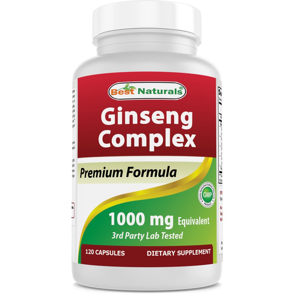 Ginseng Complex 1000 mg 120 Capsules By Best Naturals