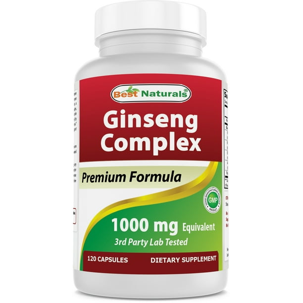 Ginseng Complex 1000 mg 120 Capsules By Best Naturals