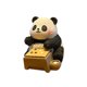 thumbnail image 3 of Figura de panda, adorno de mesa, decoración para el salpicadero del coche, escultura de animal para escritorio, mesa, centro de mesa, sala de estar, Estilo D, 3 of 8