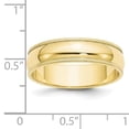 thumbnail image 3 of 10k Yellow Gold 6mm Milgrain Half Round Band Size 9.5, 3 of 3