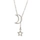 thumbnail image 1 of Collar Cadena Colgante Largo Oro Gargantilla Joyería Luna Collares Estrella Mujeres Colgantes, 1 of 1