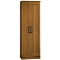 Kingfisher Lane Engineered Wood Storage Cabinet in Sienna Oak Finish