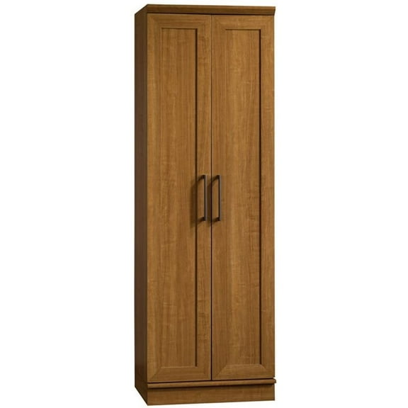 Kingfisher Lane Engineered Wood Storage Cabinet in Sienna Oak Finish