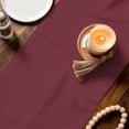 thumbnail image 3 of Red Solid Color Table Runner 90 Inches, Aesthetics Contemporary Luxury Bed Runner Dresser Scarves Tabletop for Indoor Outdoor Parties/Ceremony/Banquet, 13" x 90", 3 of 8