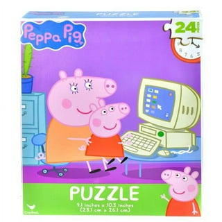 TCG Toys 30375755 Peppa Pig Wood Jigsaw Puzzle - 12 Piece - Assorted Designs