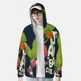 thumbnail image 4 of Kll Dinosaur Basketball Player Print Men'S Women’s Upf 50+ Sun Protection Outdoor Hoodie Jacket Long Sleeve Fishing Hiking Performance Shirt- Large, 4 of 8