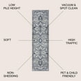 thumbnail image 3 of JONATHAN Y MODERN PERSIAN 2 x 8 Runner Rug, Vintage Medallion - Light Gray/Navy, MDP106B-28, 3 of 9