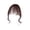 Natural, variant on Sideburn Beard Bangs Clip - Synthetic Heat-Resistant Hair for Women - Stylish Double Temple Design