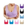 thumbnail image 5 of Women Plus Size Sports Bra Double Layer Seamless Workout Fitness Vest Yoga Bra, 5 of 6