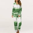 thumbnail image 4 of MeetoTime Women's Fall Pajama 2 Piece Outfit Long Sleeve Button Up Top and Pants Sleepwear Set, 4 of 7