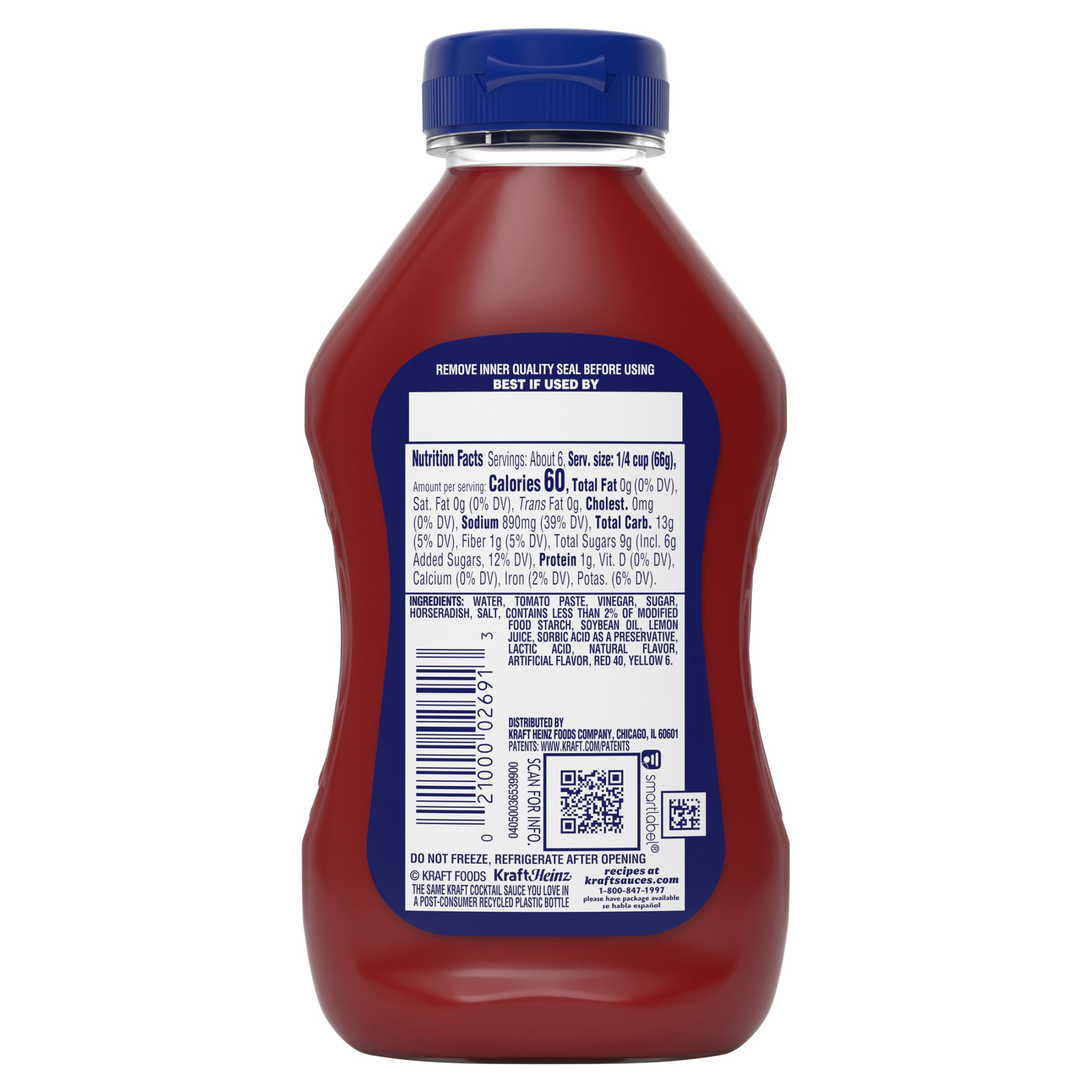 Kraft Cocktail Sauce, 12 fl oz Bottle