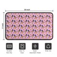 thumbnail image 5 of Pink Dachshund Chips Door Rugs,Washable Non Slip Door Mats Indoor,Decorative Door Mats,Entry Mat Indoor for Entrance,Bedroom,Kitchen,Bathroom,30"x17", 5 of 6