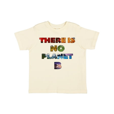 

Inktastic There is NO Planet B with Nature Rainbow Gift Toddler Boy or Toddler Girl T-Shirt