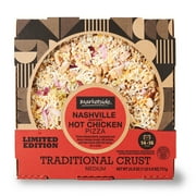 Marketside Nashville Inspired Hot Chicken Pizza, Tomato Sauce, Traditional Crust, Medium, 25.8 oz (Fresh)