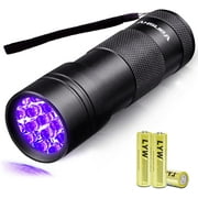 UV Flashlight  12 LEDs| UV Light | Black Light | Pet Urine Detector  | Detect Dog/Cat Urine/Dry Stains/Bed Bug