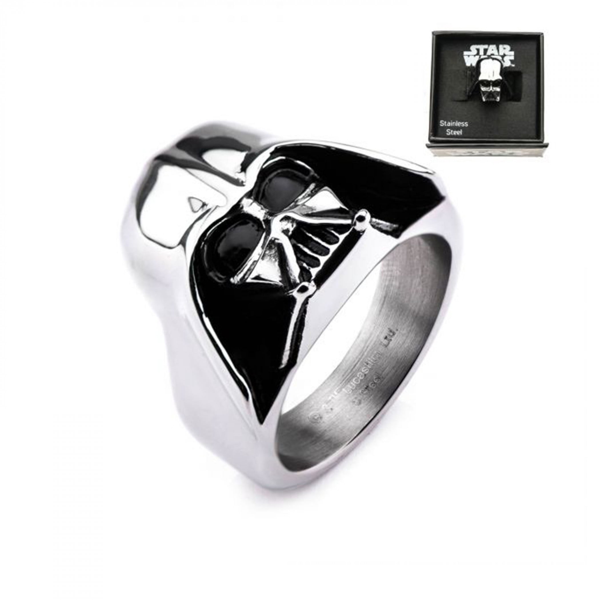 Wars Darth Vader Ring Enso Rings Star Wars Darth Vader Lightsaber Classic Silicone Ring  Black/Red