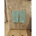 thumbnail image 3 of Red and White Papillon Bath Towel Large 24 in x 42 in, 3 of 5