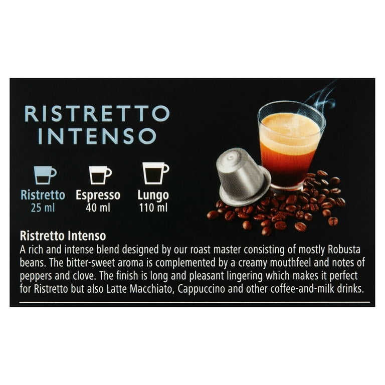 Caffe Ristretto Intenso - Strength 12 12 Nespresso Compatible Capsules, 60 Ct - Walmart.com