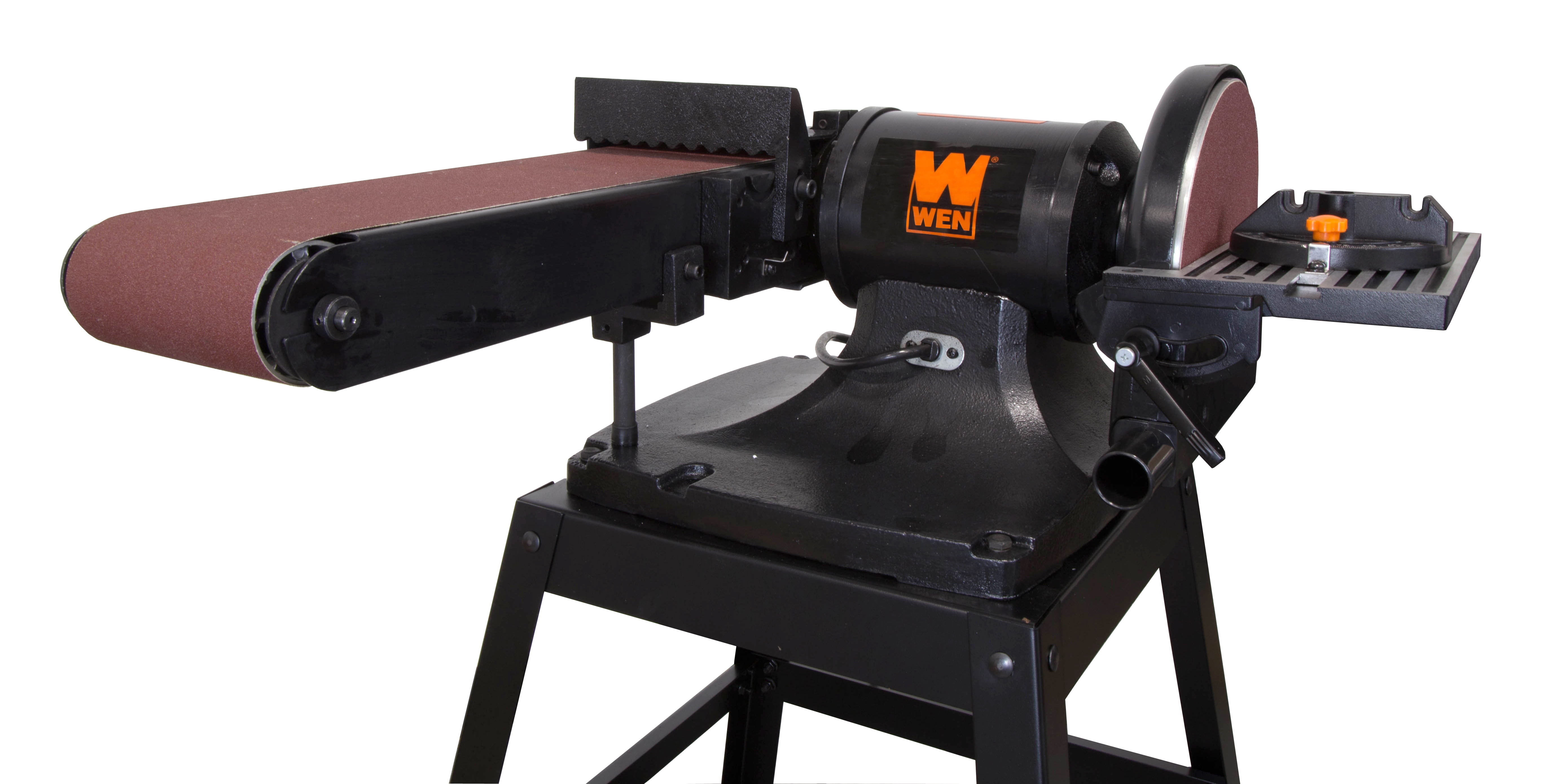 WEN Products 9-Amp 6 x 48-Inch Belt and 9-inch Disc Sander with Stand, 6508