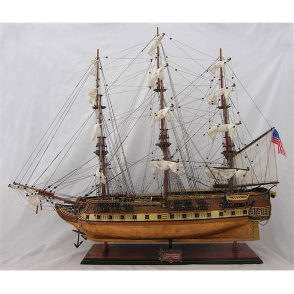 Old Modern Handicrafts T121 Constitution Copper Bottom E.E. Model Boat