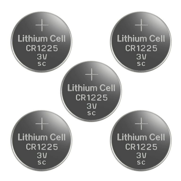 Insten CR1225 3V Lithium Batteries Coin Cell Watch Battery (1 Pack of 5) - Walmart.com