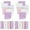 Pink Whale, variant on Viviland Baby Washcloths, Soft 24-Pack Baby Wash Cloths Unisex for Boys Girls, Super Absorbent Baby Face Towel Gentle on Sensitive Skin, Wash Clothes for Face & Body, 9"x 9" Blue Elephant Pattern