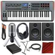 Novation Impulse 49 USB Midi Keyboard Controller with PreSonus Eris E3.5 Monitor
