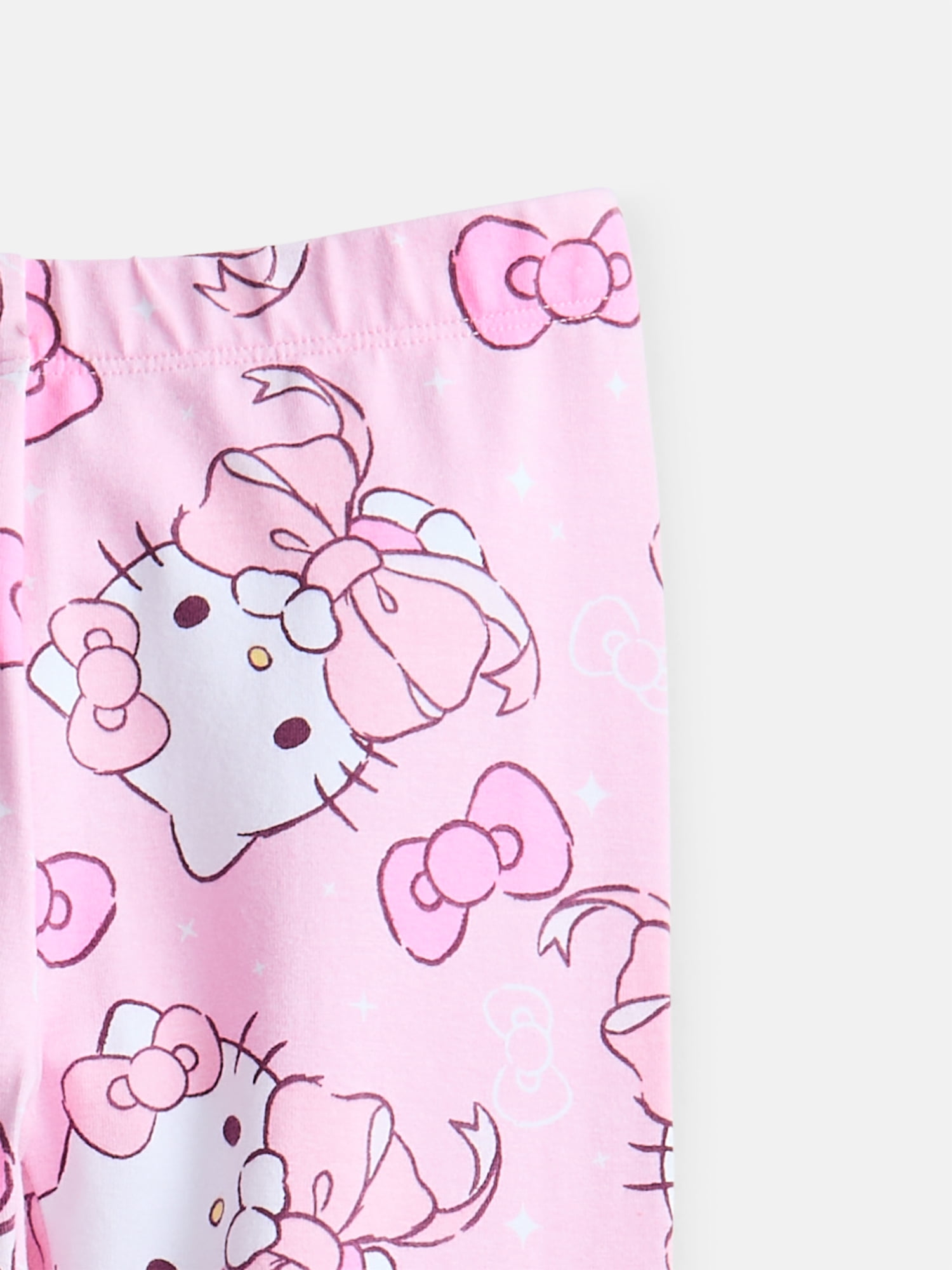 Sanrio Girls' Hello Kitty Bows Graphic Leggings, Sizes 4-16