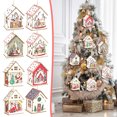 thumbnail image 1 of Xihbxyly Cabaña Luminosa de Madera, Colgante Colorido para Árbol de Navidad, Ambiente Festivo Acogedor, Decoración Navideña Versátil, Fácil de Colgar, Ideal para Exhibir En La Mesa, Regalo Ideal, Tam, 1 of 2
