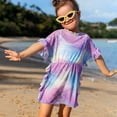 thumbnail image 4 of 7-11T Girls Summer Swimsuits Cover-ups, Big Girl Beach Bikini Coverup Swimwear Wraps, Size 7-11 Years, 4 of 5