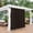 Chocolate, variant on Outdoor Curtains for Patio Waterproof - Light Blocking Weather Resistant Privacy Grommet Blackout Curtains for Gazebo, Porch, Pergola, Cabana, Deck, Sunroom, 1 Panel, 52W x 84L inch, Teal