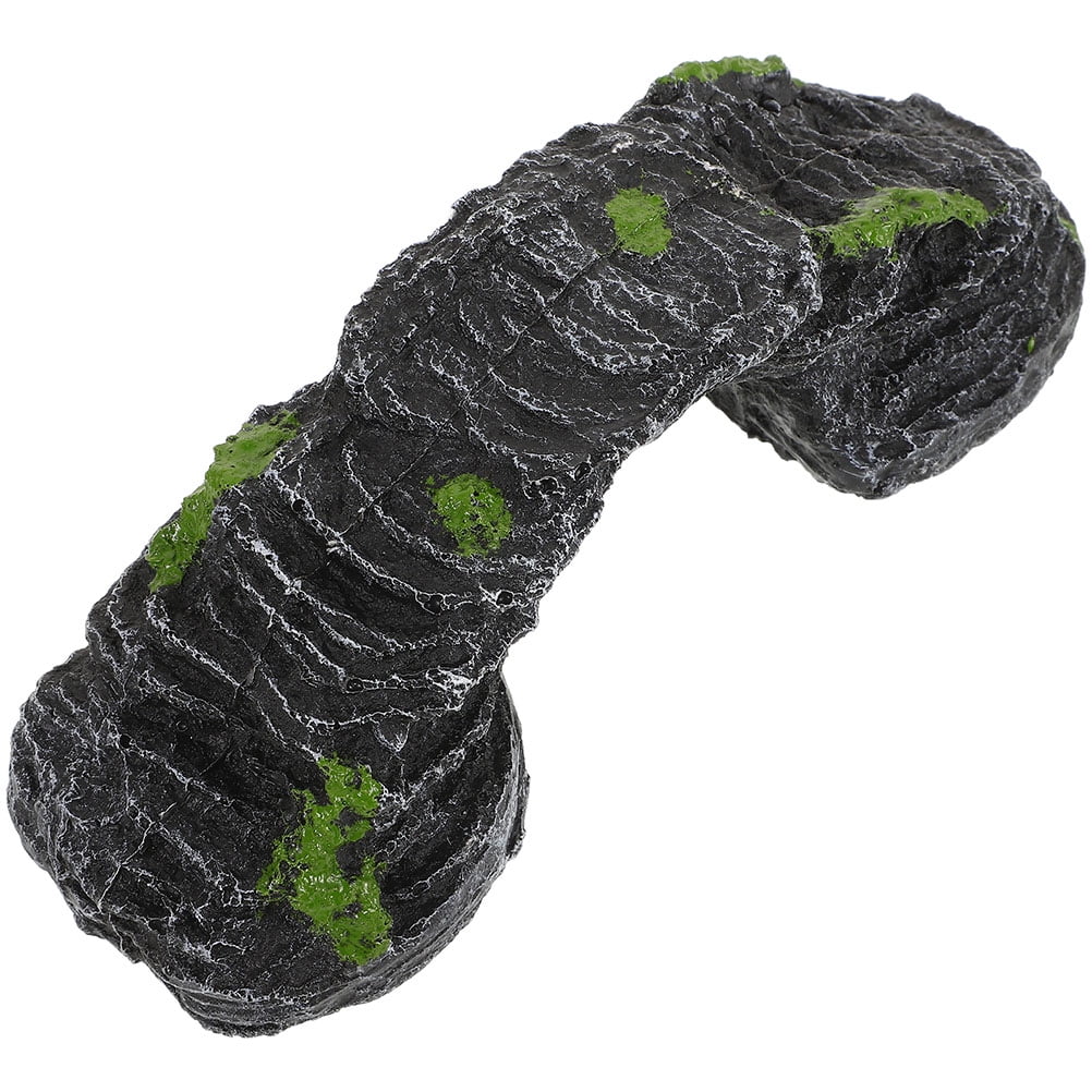 LOLIPPYY Reptile Climbing Platform and Turtle Basking Rock with Hideout for Aquarium Decor