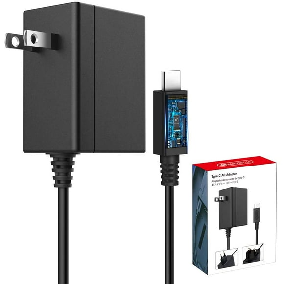Charger for Nintendo Switch 5FT 15V 2.6A PD Fast Charging Supports TV Dock AC Power Supply Adapter for Nintendo Switch