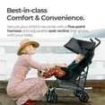 thumbnail image 5 of Trek Lite Umbrella Stroller - Compact Fold, Multi-Position Recline, Travel Stroller with Carry Strap, Large Storage and Cup Holder, 5 of 15