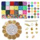 thumbnail image 1 of Kit de fabricación de pulseras de cuentas de arcilla de 4000 piezas, 6 mm, 24 colores, estilo polímero plano 2, 1 of 4