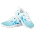 thumbnail image 4 of Pzuqiu Floral Butterfly Girls Sneakers Size 11 Lace Up Tennis Shoes Lightweight Running Shoes Kids Casual Walking Athletic Shoes, 4 of 7