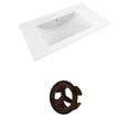 thumbnail image 1 of American Imaginations 35.5-in. W 1 Hole Ceramic Top Set In White Color AI-20700, 1 of 1